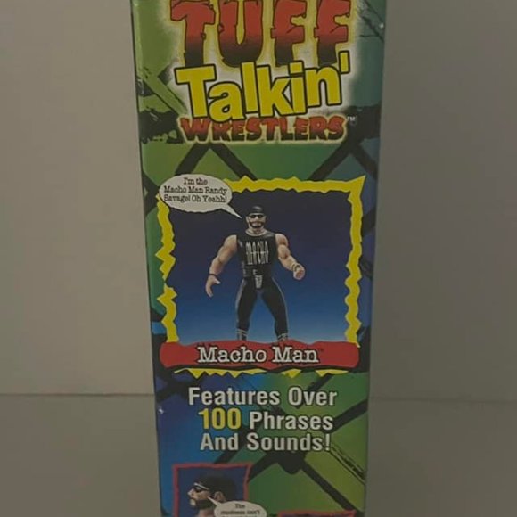 Macho Man Randy Savage WCW Tuff Talkin Wrestlers Action Figure Toybiz 1999 WWE- - Picture 6 of 12